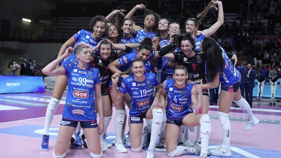 Igor Volley, 3-0 su Cuneo in gara 1 dei playoff