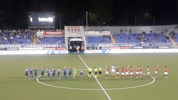 Novara Fc d'assalto, ma è 1-1 con la Triestina. Foto