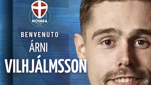 Árni Vilhjálmsson è un nuovo giocatore del Novara FC 