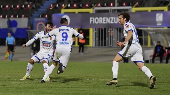 Il Novara Fc vince a Fiorenzuola per 2-1