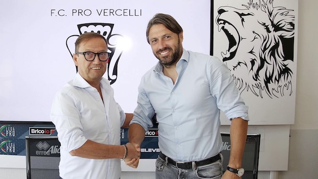 Andrea Dossena è il nuovo allenatore della Pro Vercelli