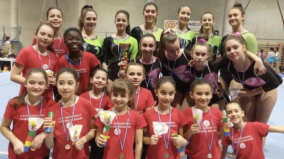 ASD Ginnastica Twirling Oleggio: nell'artistico buoni risultati a Torino