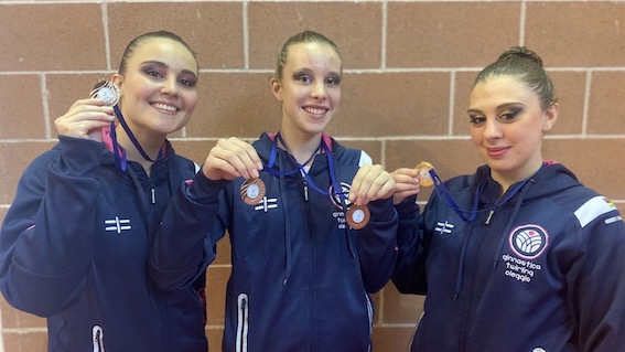 Twirling, quattro medaglie a Cantalupa per l'Asd Ginnastica Twirling Oleggio