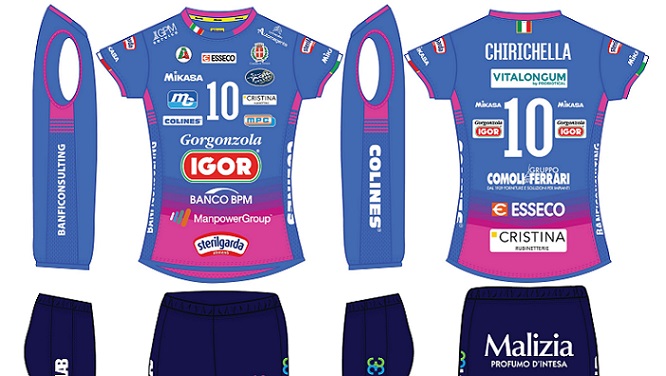 Igor Volley svela la nuova maglia da gioco