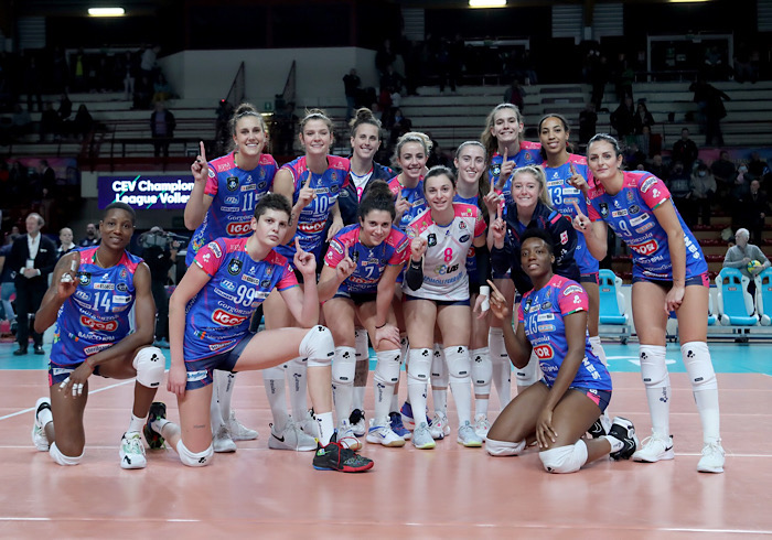 Igor Volley, esordio vincente in Champions
