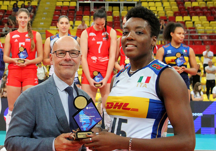 Julia Ituma di Igor Volley MVP dell'Europeo under 19