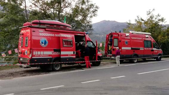 Individuato il corpo del sub scomparso nel lago a Pettenasco