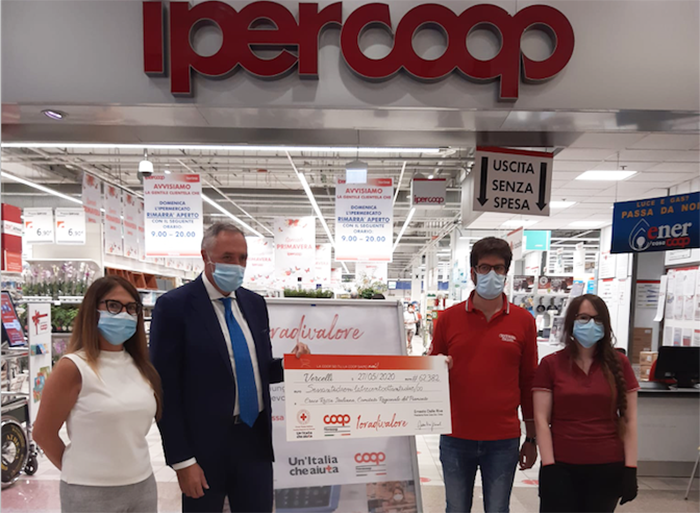 I dipendenti Novacoop donano un'ora di lavoro alla lotta al Covid. Raccolti oltre 62 mila euro