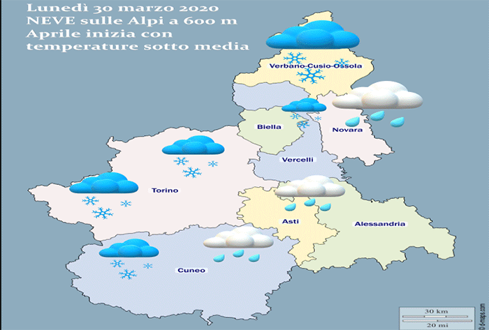  Arriva la neve a bassa quota? Maltempo in arrivo a partire da domenica pomeriggio