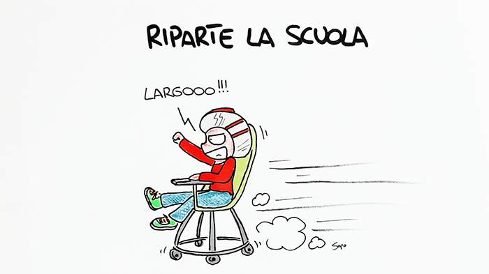 La ripartenza della scuola vista da Sapo