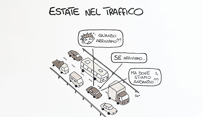 Il traffico estivo visto da Sapo