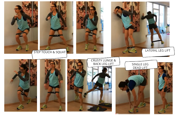Un circuito total-body con le bende elastiche per restare in forma con Marta Fovana. Video