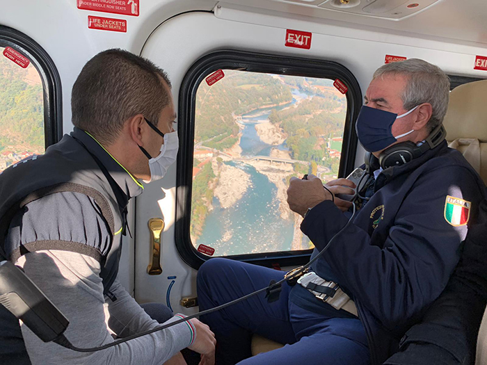 Alluvione: concluso il sopralluogo in Piemonte del capo della Protezione civile Borrelli: “Saremo tempestivi”