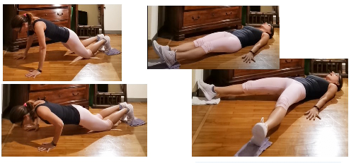 Esercizi con l'asciugamano per rimanere in forma nel nuovo video di Marta Fovana