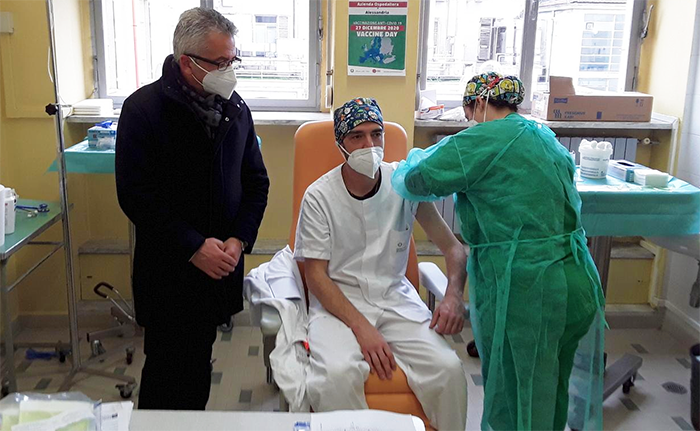 I vaccinati in Piemonte salgono a 42.090 (50,8% delle dosi disponibili). Oggi vaccinati in 5.564