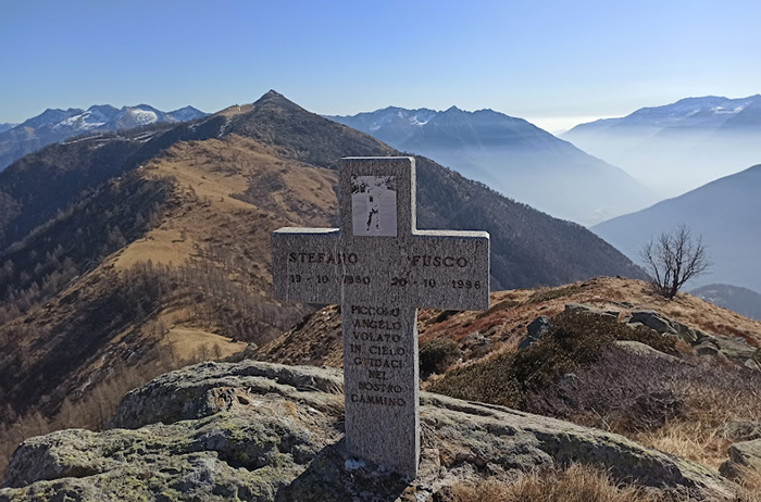 In gita alla Croce di Saudera con Gianpaolo Fabbri. Foto