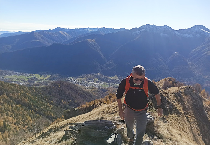 In escursione al Monte Margineta insieme a Gianpaolo Fabbri. Foto