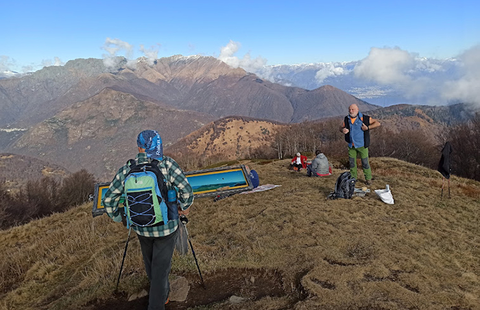 Gita al monte Spalavera con Gianpaolo Fabbri. Foto