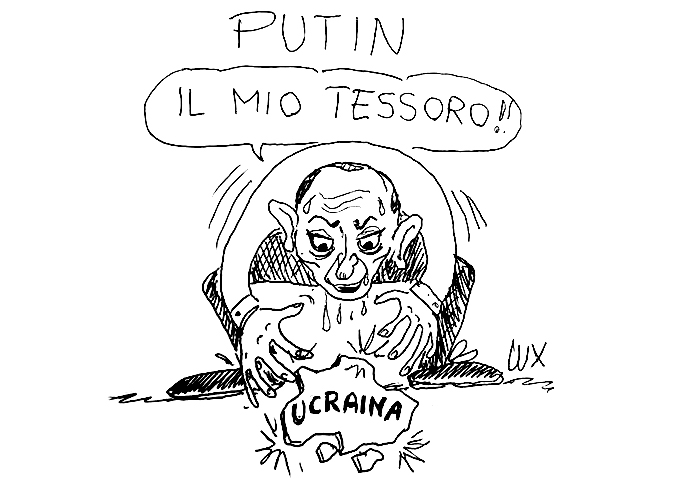 La crisi Ucraina nella vignetta di Lux