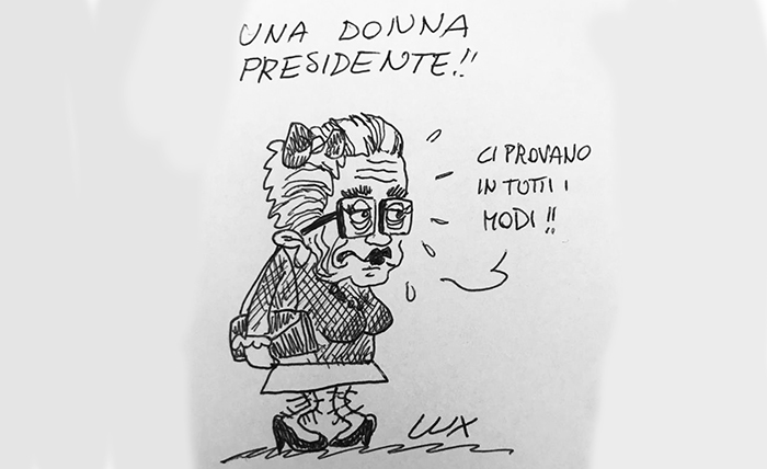 Miss Mattarella... l'elezione vista con la matita di Carlo Lux