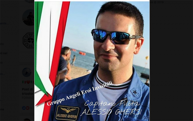 Tra i Top Gun delle Frecce Tricolore il pilota di Domodossola Alessio Ghersi