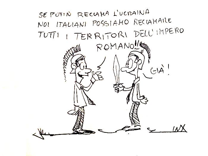 La vignetta di Lux: guerra e lezioni della storia