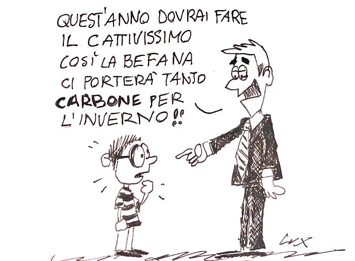 La vignetta di Lux sul caro energia: meglio fare i cattivi 