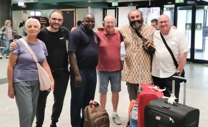  Don Benoît Lovati dopo 14 anni è tornato dall'Africa 