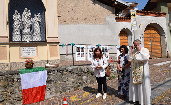 Benedizione alla Cappella della Madonna Consolatrice