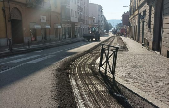 Nuovo manto stradale in via Matteotti, poi lavori in Corso liberazione
