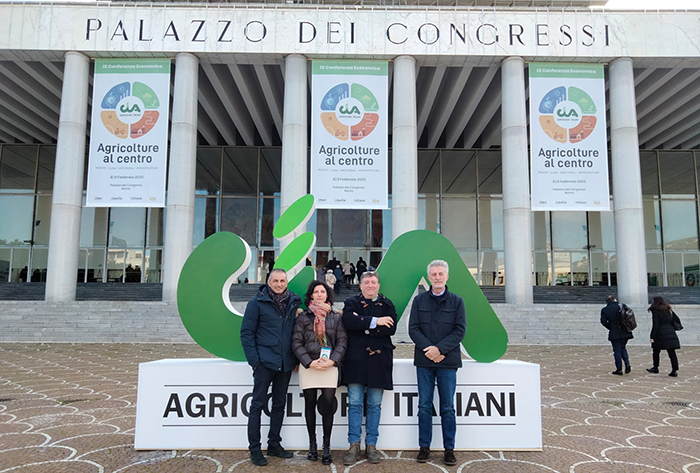 La delegazione di Cia Novara- Vercelli- Vco alla Conferenza Economica di Roma