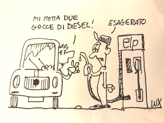 La vignetta di Lux: Pieno? Andiamo piano