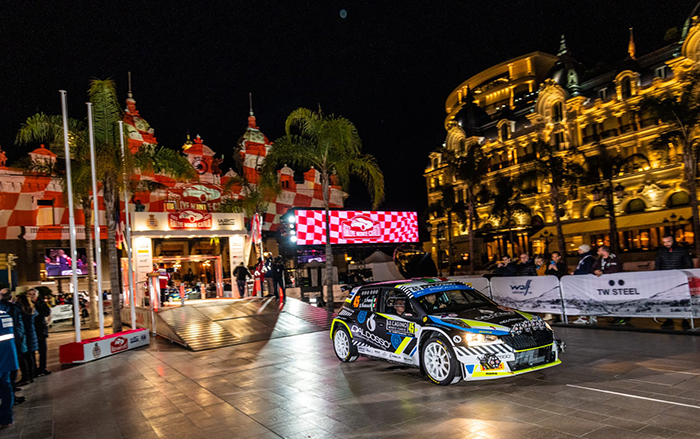 Ottimo Patera al traguardo del Rally di Montecarlo, 5° posto nella classifica Master