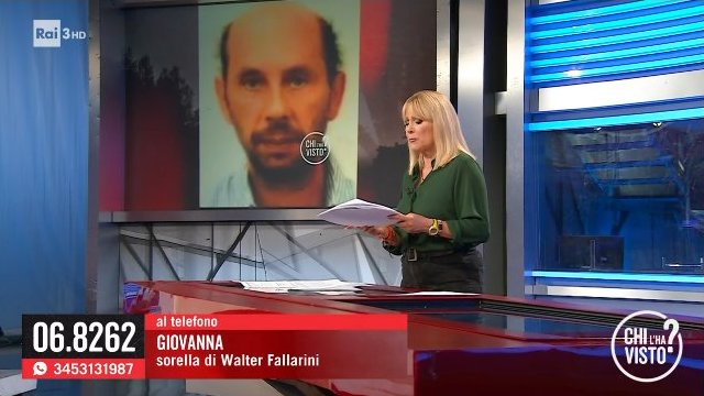 L'appello per Walter Fallarini a "Chi l'ha visto?"