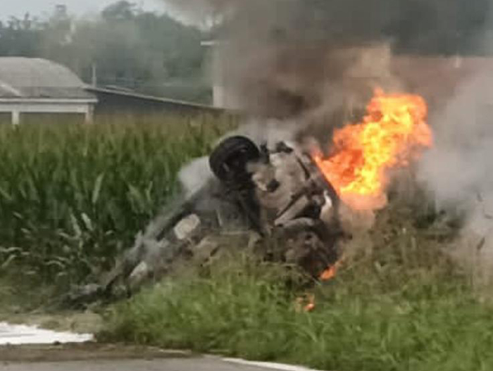  Il Presidente del Piemonte Cirio a Caselle sul luogo della tragedia