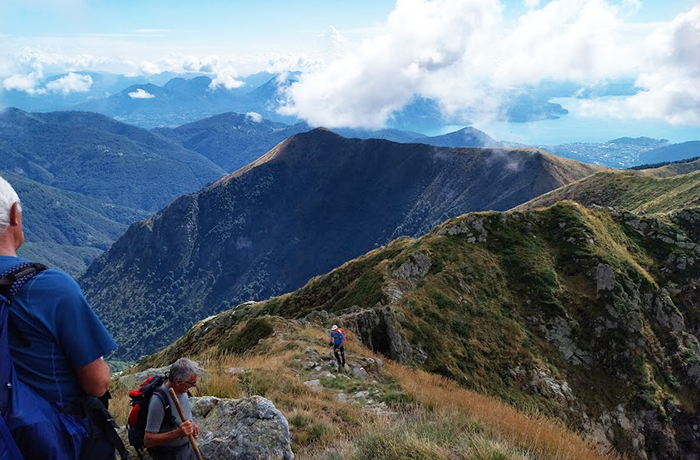 Il Pizzo Marona, con i suoi incredibili panorami, nella gita di Gianpaolo Fabbri