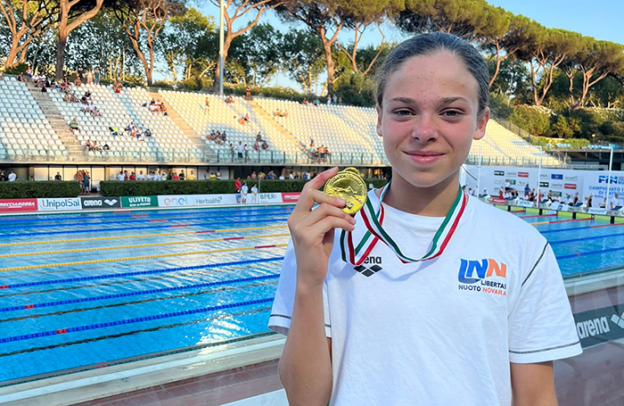 Emma Crepaldi campionessa italiana 200 rana. Angelica Piacentini bronzo nei 100 dorso