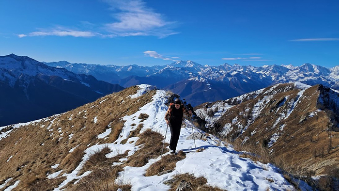 Con Gianpaolo Fabbri in gita alla vetta del Monte Mater, panorami incredibili