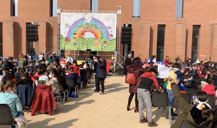 Tradizionale marcia della pace di Capodanno con la Comunità di Sant'Egidio a Novara