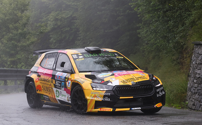 Riuscita la prova del nove a Caffoni.Il suo 60° Rally Valli Ossolane è una sinfonia