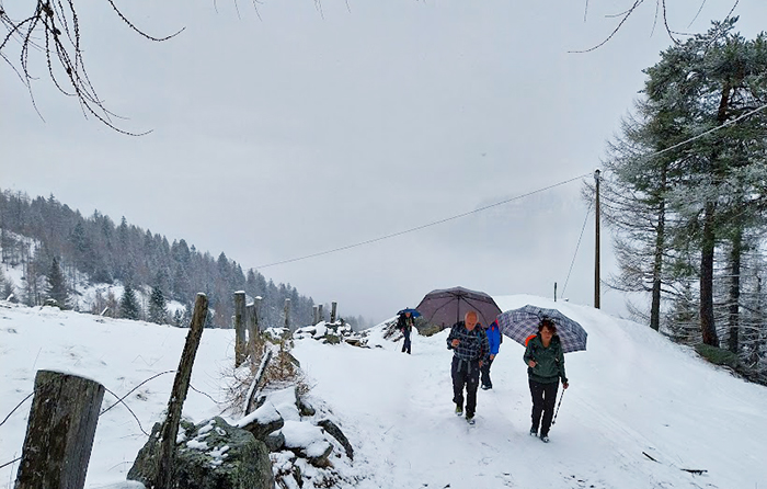 In gita al Rifugio Crosta da Varzo con Gianpaolo Fabbri. Foto