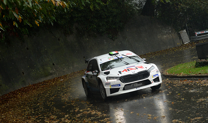 Nucita vince la prima ps del Rally 2 Laghi ma viene penalizzato di 30"