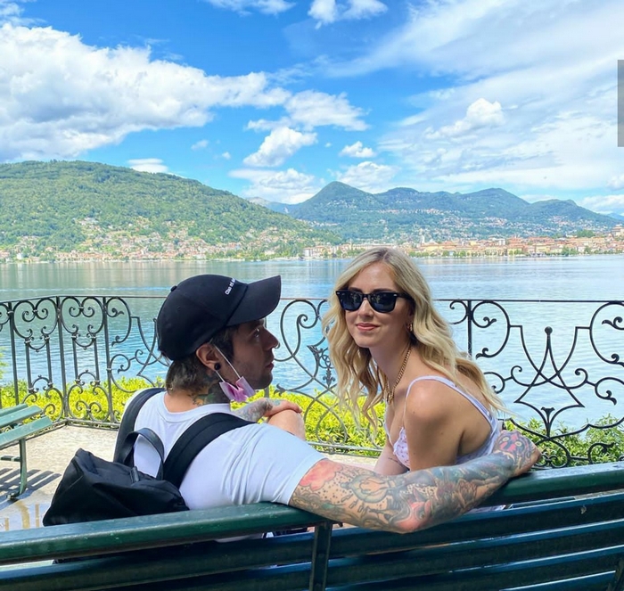 I Ferragnez turisti alle Isole Borromee