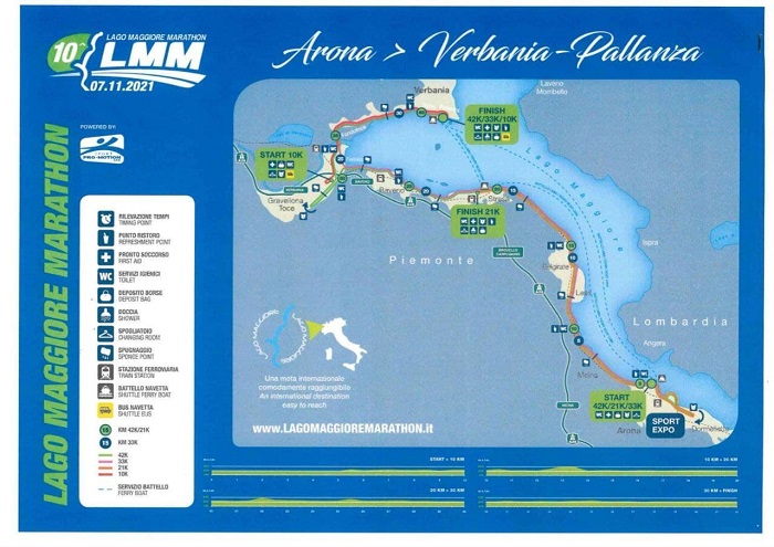 Lago Maggiore Marathon: domenica 7 novembre SS 33 chiusa