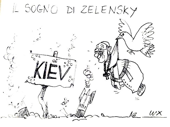 La vignetta di Lux: il sogno di Zelensky 