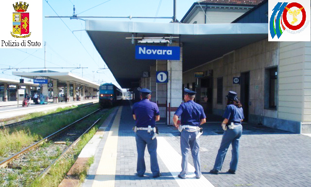 Novara: rapina e aggredisce con coccio di bottiglia un passante e agenti della Polfer. Arrestato