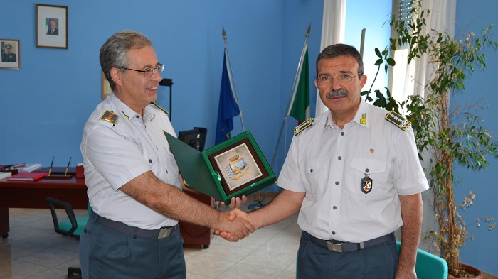Gdf: visita in città del Comandante Interregionale