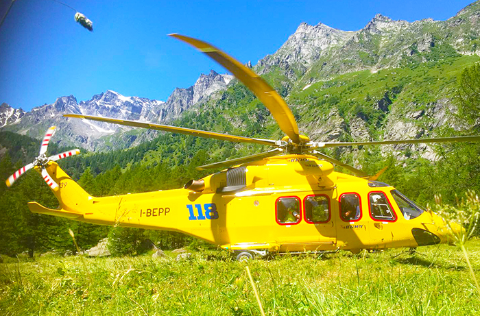 Infortunio al Devero. Tempestivo l'intervento dell'elisoccorso