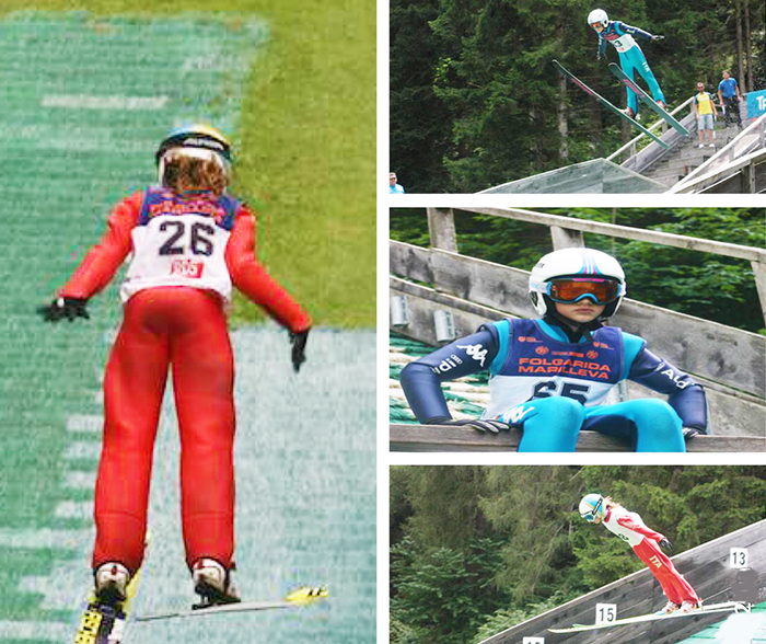 Salto con gli sci: Camilla e Samuele Comazzi a podio in Valgardena