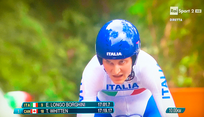 Elisa Longo Borghini bellissima quinta a Rio nella prova a Cronometro femminile